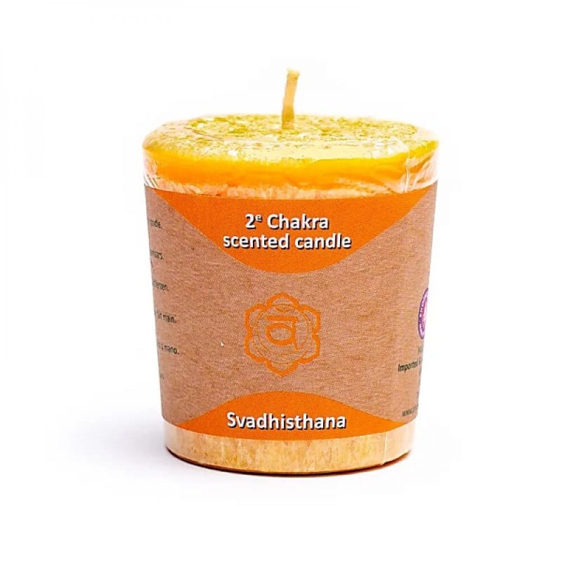 Bougie 2  Chakra - Swadhisthana
