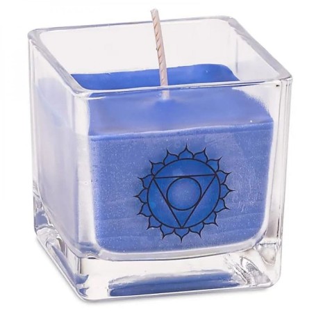 Bougie Chakra Colza support verre 5