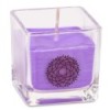 Bougie Chakra Colza support verre 7