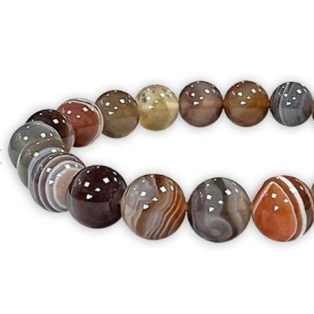 Bracelet Agate du Botswana