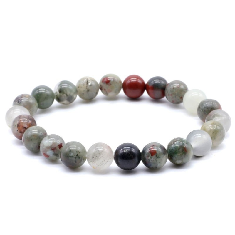 Bracelet Jaspe Heliotrope