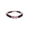 Bracelet Quart Rose Grenat