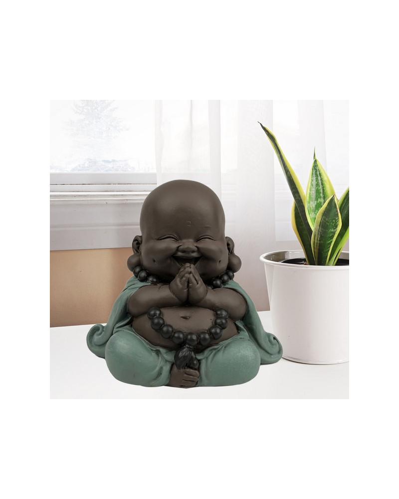 Statue Mini Bouddha Rieur Méditation