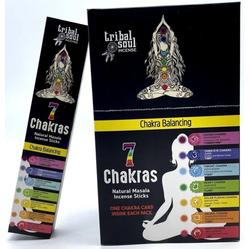 Ences Tribal 7 Chakras Noir