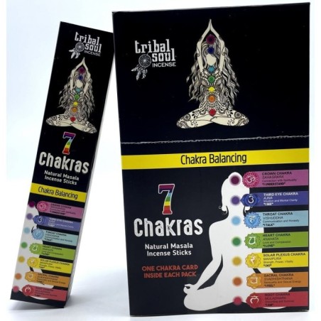 Ences Tribal 7 Chakras Noir