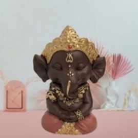 Ganesh statuette rouge