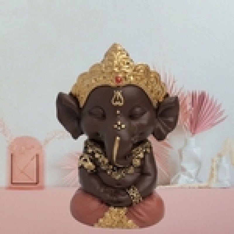 Ganesh statuette rouge