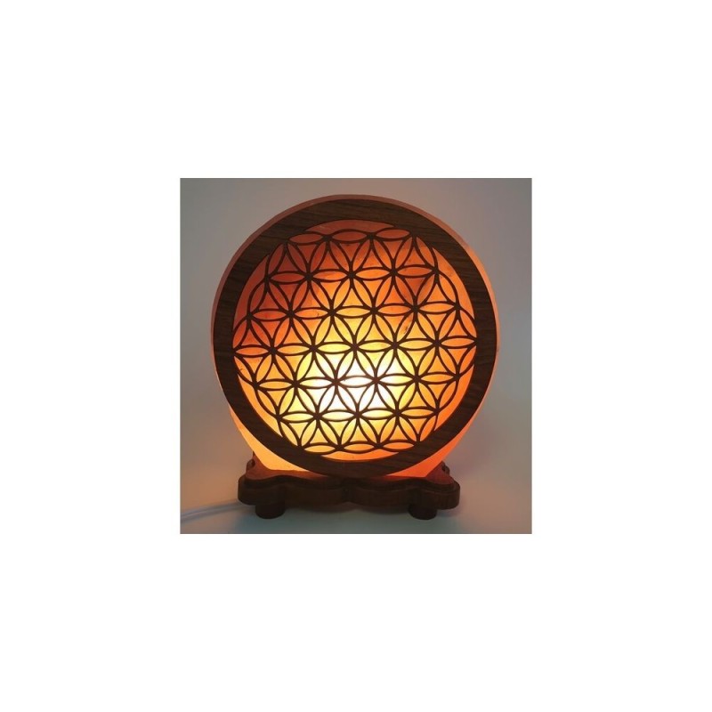 Lampe de sel 5kg Fleur de vie