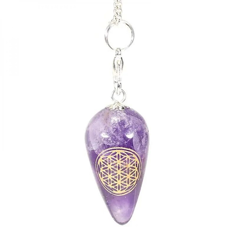 Pendule Arbre de vie Amethyste