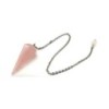 Pendule Conique Quartz Rose