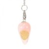 Pendule Fleur de vie Quartz Rose