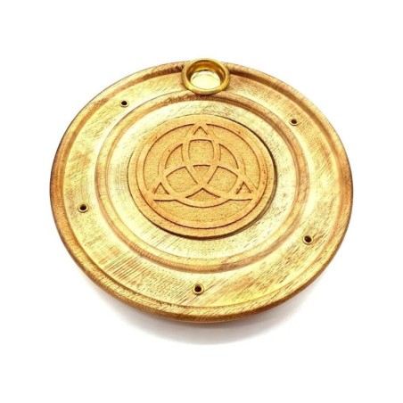 Porte encens Rond bois trinite