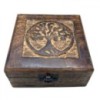 Boite souvenir arbre de vie carree