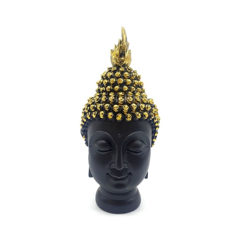 Tete bouddha noir 15cm